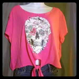 Sugar Skull Crop Top